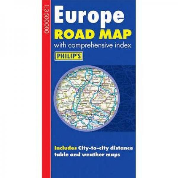 Philip's Europe Road Map [Folded Map]