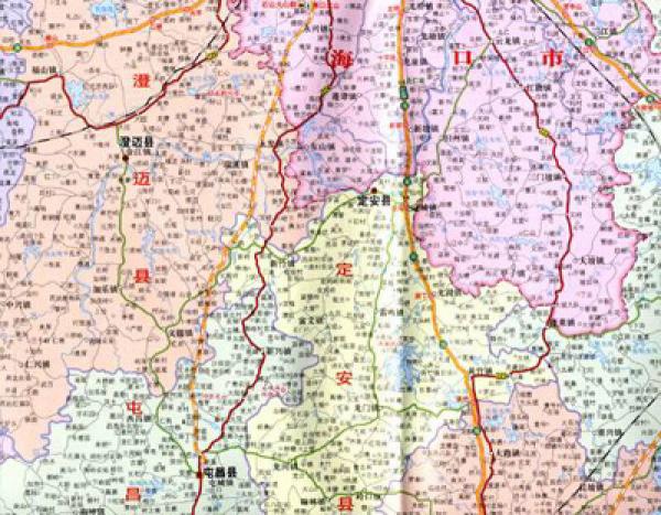 中华人民共和国分省系列地图：海南省地图
