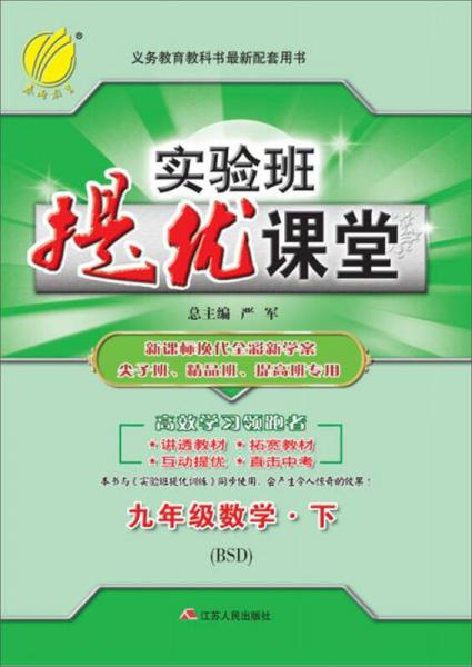 （2017春）实验班提优课堂 九年级 数学 下 北师大版 BSD