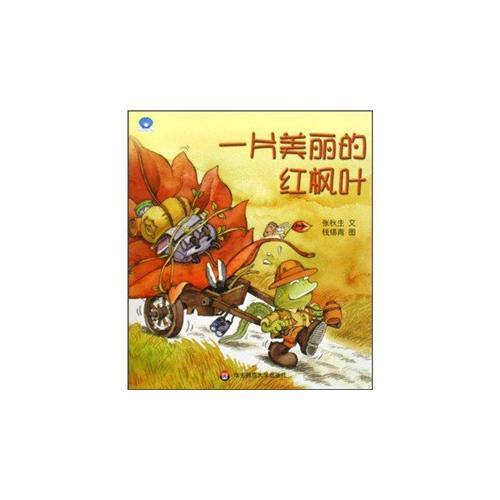 一片美丽的红枫叶