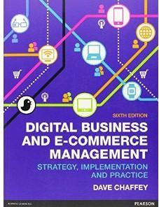 Digital Business and e-Commerce Management