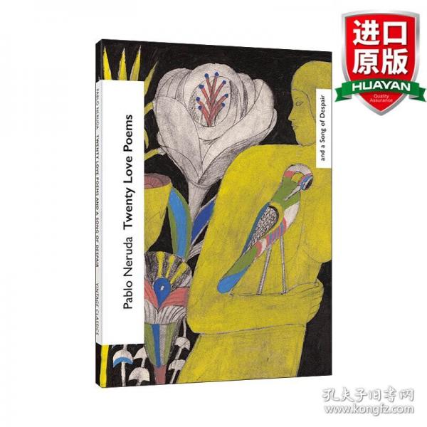 英文原版 Twenty Love Poems and a Song of Despair 二十首情詩和一首絕望的歌 