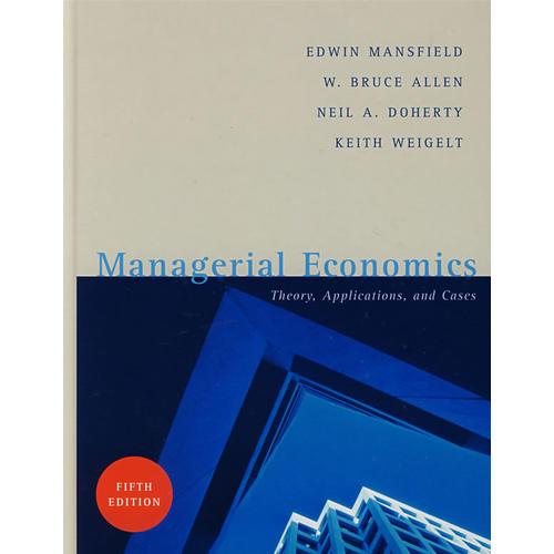 Managerial Economics 管理经济学