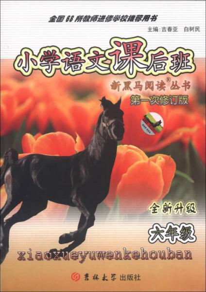 新黑马阅读丛书·小学语文课后班：6年级（第1次修订版）（全新升级）