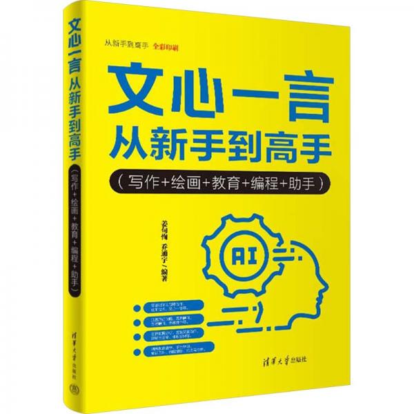 文心一言从新手到高手（写作+绘画+教育+编程+助手）