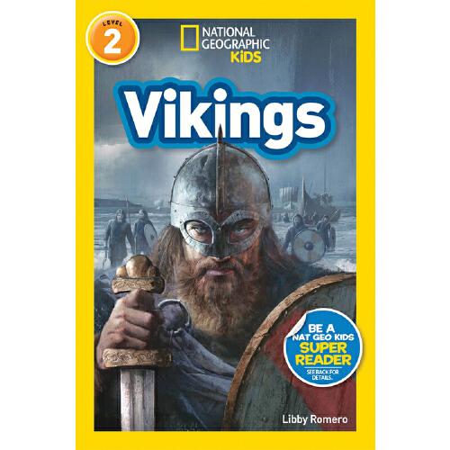 英文原版National Geographic Kids Readers:Vikings維京人 國家地理分級閱讀Level 2