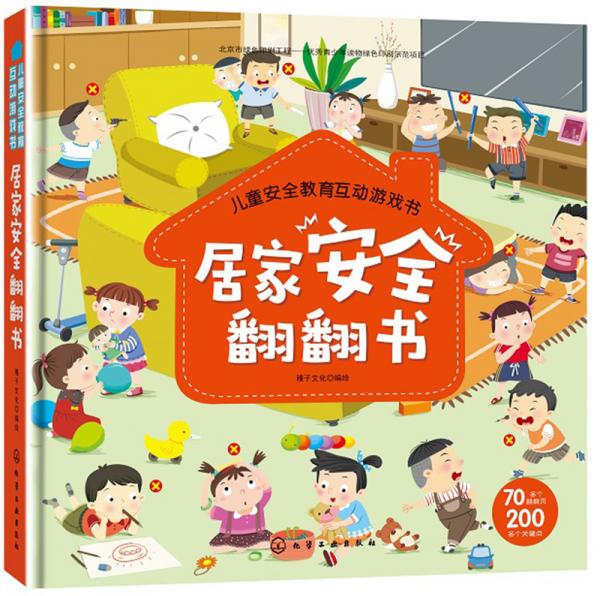 兒童安全教育互動游戲書--居家安全翻翻書