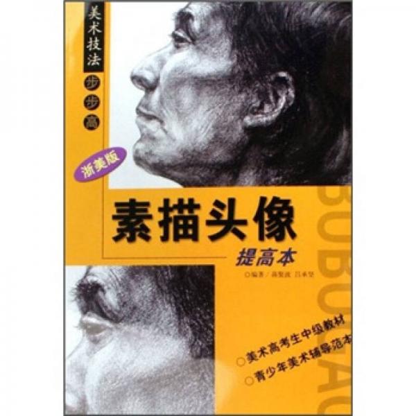 美術(shù)技法步步高：素描頭像（提高本）（浙美版）