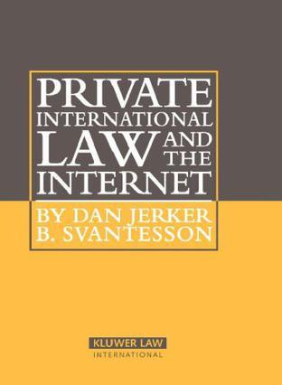 Private International Law and the Internet