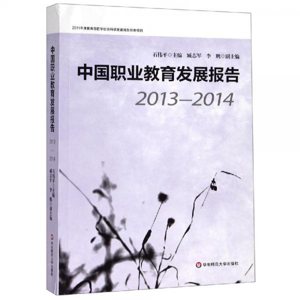 (2013-2014)中國職業(yè)教育發(fā)展報(bào)告 