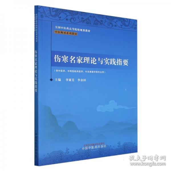 傷寒名家理論與實踐指要——中醫(yī)師承系列教材