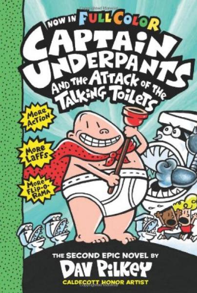 Captain Underpants and the Attack of the Talking Toilets  內(nèi)褲超人和吃人馬桶馬桶搋子大作戰(zhàn)(彩版)  