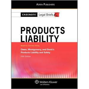 CasenoteLegalBriefsProduMontgomeryandKeeton,5thedition