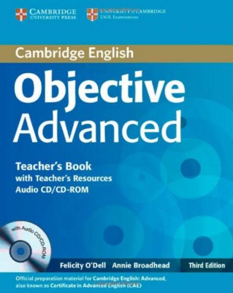Objective Advanced Teacher's Book with Teacher's Resources Audio CD/CD-ROM