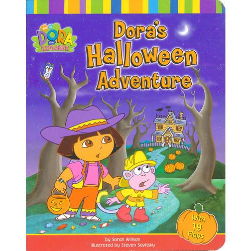 Dora's Halloween Adventure 朵拉历险记：朵拉的万圣节冒险(卡板书) 