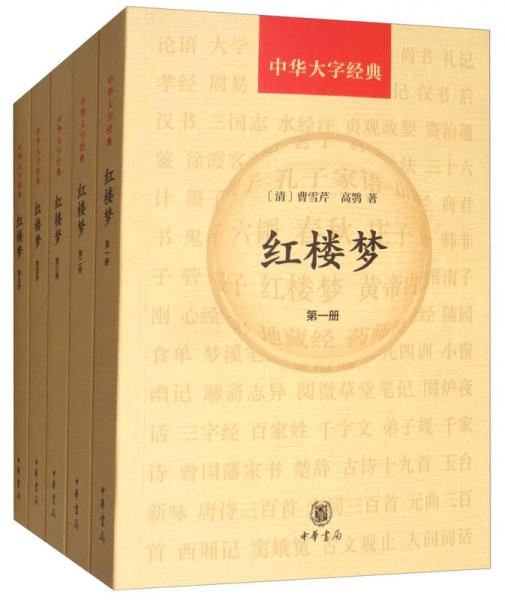 中华大字经典：红楼梦（套装共5册）