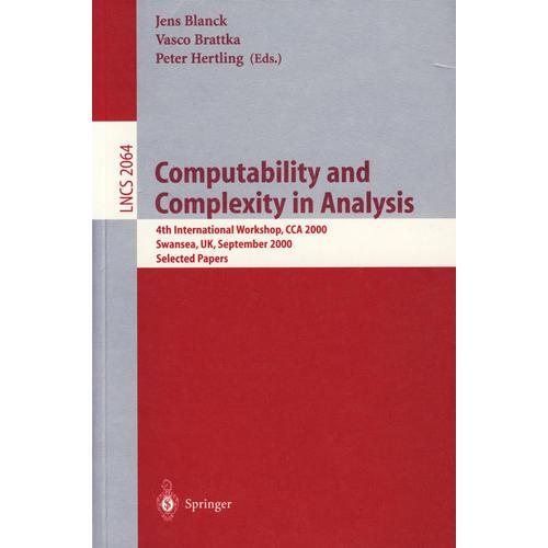 Computability and Complexity in Analysis分析的可计算性与复杂性