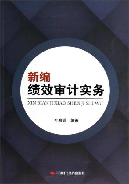 新編績(jī)效審計(jì)實(shí)務(wù)