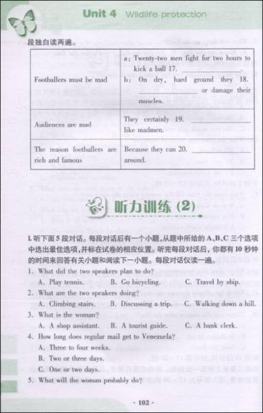 王迈迈英语系列丛书：最新高1英语听力必备