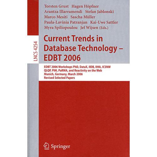 数据库技术目前趋势 - EDBT 2006/会议论文集（书与在线文件）/Current trends in database technology - EDBT  2006