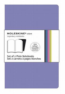 MoleskineVolantNotebookPlain,PurplePocket-Setof2