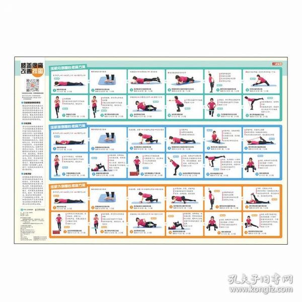 膝盖疼痛改善挂图