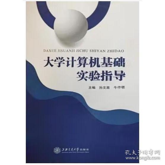 大學(xué)計(jì)算機(jī)基礎(chǔ)實(shí)驗(yàn)指導(dǎo) 孫文高 