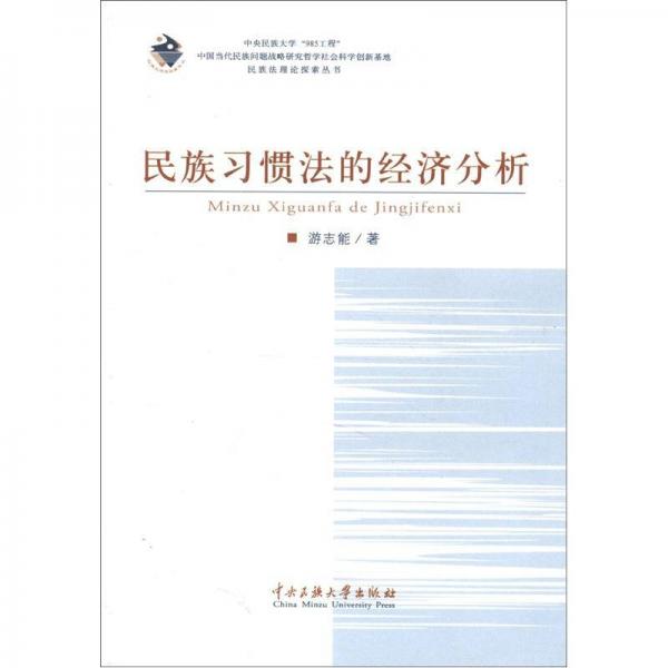 民族法理论探索丛书：民族习惯法的经济分析