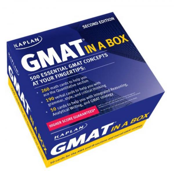 Kaplan GMAT in a Box (Test Preparation Gmat)  Cards