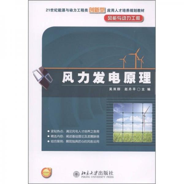 风力发电原理/21世纪能源与动力工程类创新型应用人才培养规划教材·风能与动力工程