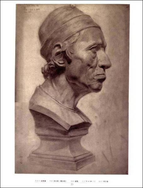 中央美术学院藏石膏素描作品经典