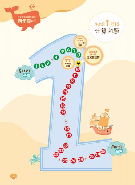 新东方 启智数学B：思维训练四年级1