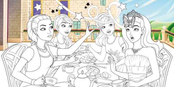 百变公主故事涂画书：非凡小公主