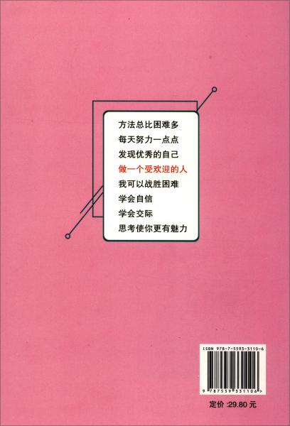 做一个受欢迎的人/做最优秀的自己