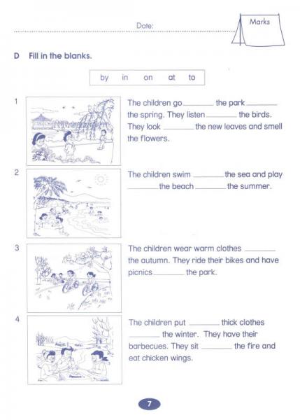 小学综合英语3B练习册