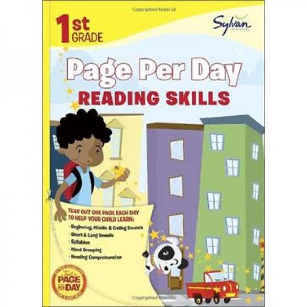 First Grade Page Per Day: Reading Skills