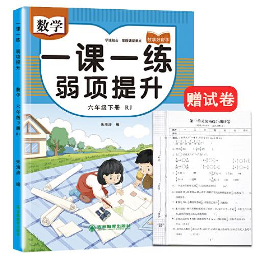 六年級下冊數(shù)學(xué)一課一練弱項提升同步練習(xí)專項訓(xùn)練同步人教版教材 贈送單元+期中+期末提升測評試卷