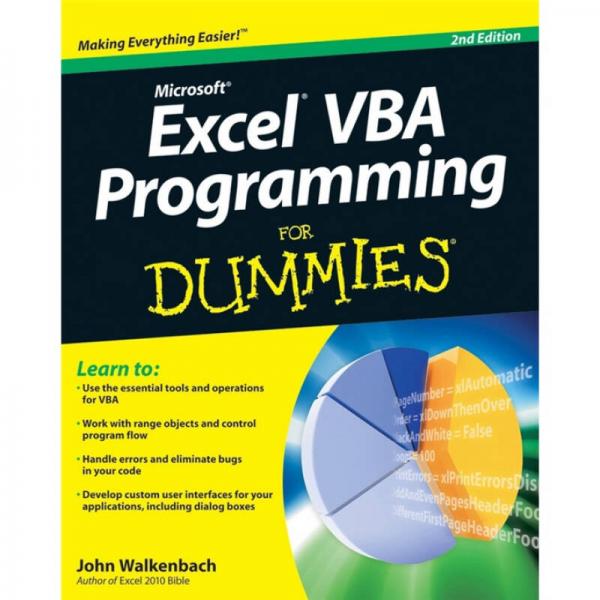 Excel VBA Programming For Dummies