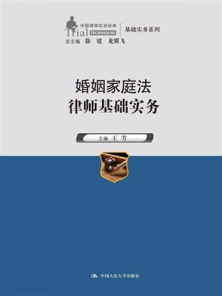 婚姻家庭法律师基础实务（中国律师实训经典·基础实务系列）