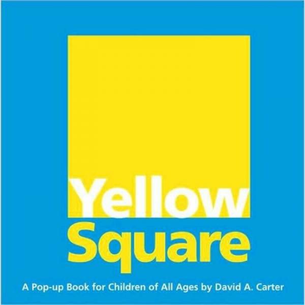英文原版 Yellow Square Classic Collectible Pop-Up 黃色方形立藝術(shù)設(shè)計(jì)立體書 
