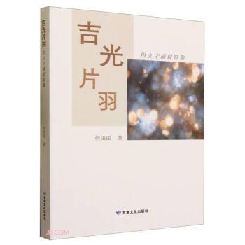 全新正版圖書 吉光片羽:用文字捕捉影像何田田甘肅文化出版社9787549026364