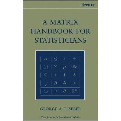 AMatrixHandbookforStatisticians