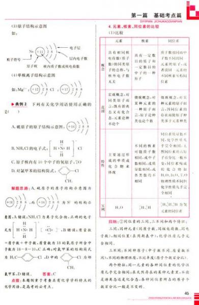 金星教育·学考无忧·知识方法能力备考手册：高中化学