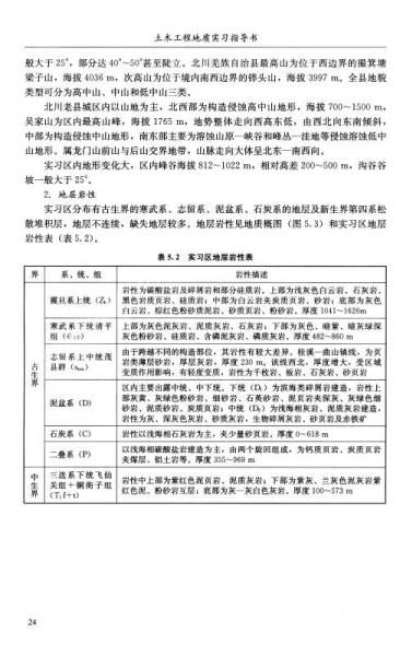 土木工程地质实习指导书