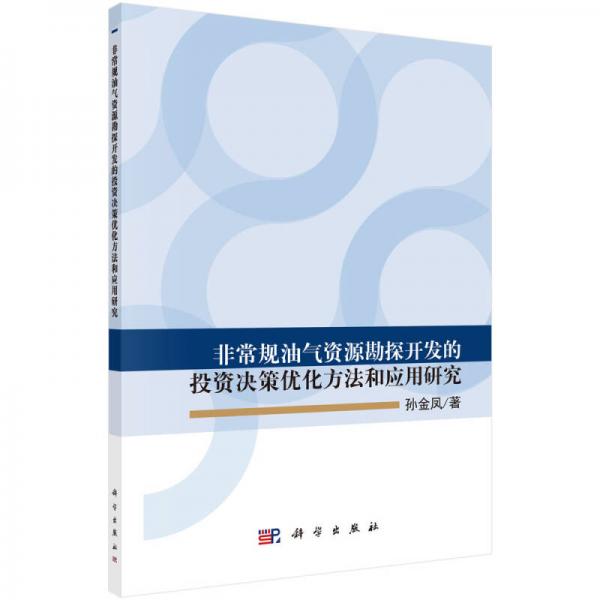 非常規(guī)油氣資源勘探開發(fā)的投資決策優(yōu)化方法和應(yīng)用研究