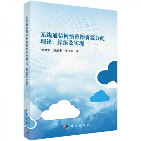 無(wú)線通信網(wǎng)絡(luò)魯棒資源分配理論算法及實(shí)現(xiàn)