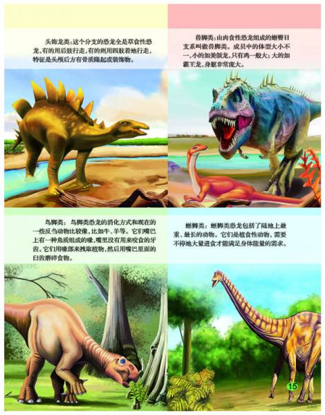 恐龙百科全书/少儿科普百科读本 中小学课外百科全书系列丛书