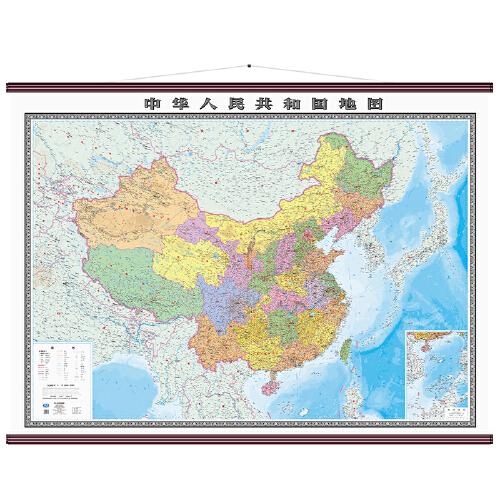 2024年全新高清 中國地圖 2.5米*1.8米仿紅木大尺寸 辦公室掛畫背景墻裝飾