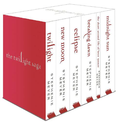 英文原版 Twilight Saga 6 Book Set 暮光之城6冊(cè)套裝 Stephenie Meyer 青少年趣味讀物科幻小說(shuō)書(shū)籍