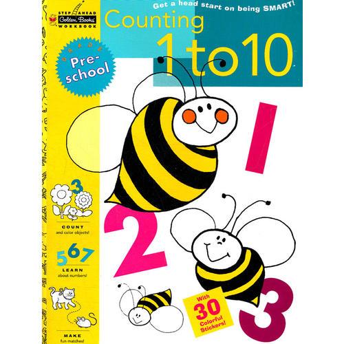 Counting 1 to 10 (Pre-school, Little Golden Book) 从1数到10（金色童书,学龄前练习册）9780307235626